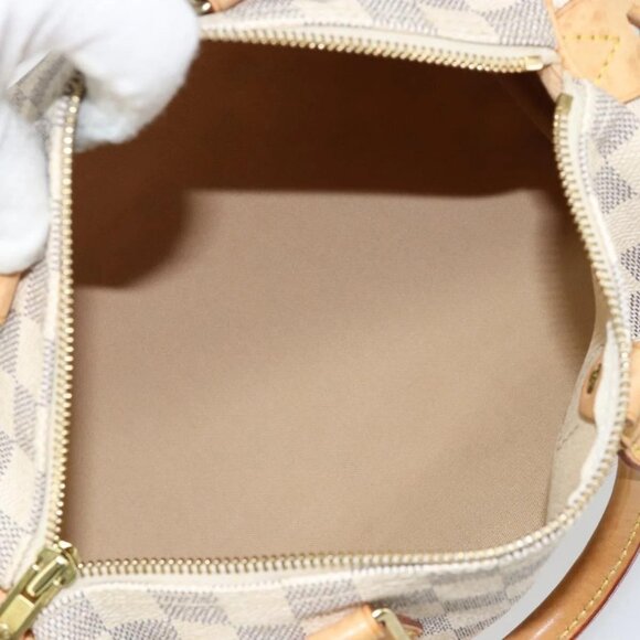 LOUIS VUITTON Damier Azur Speedy 25 Hand Bag N41534 LV Auth 143957V - Picture 10 of 16